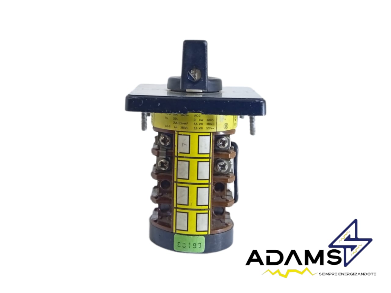 000-019 Botón Selector De Tres Posiciones De 20Amp/500V - Imagen 6